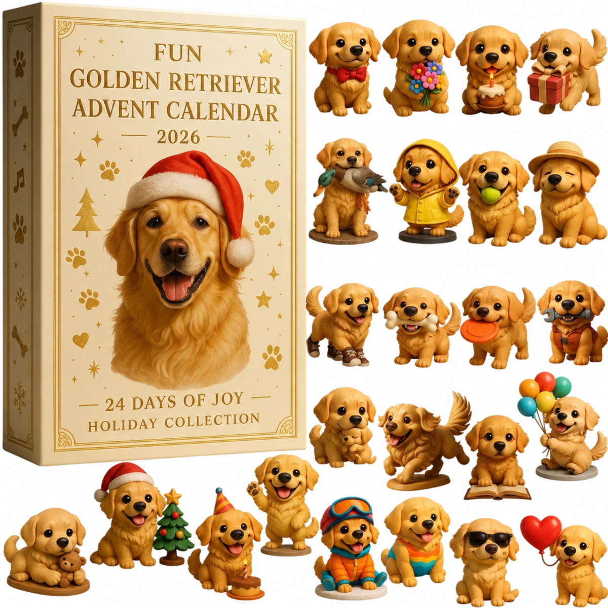 Golden Retriever adventskalender 2026 đ¶đ