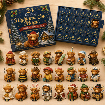 Highland Cow-adventskalender 2026 🐮🎄