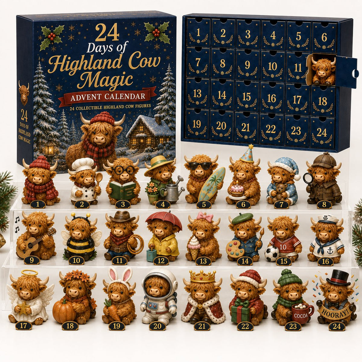 Highland Cow-adventskalender 2026 🐮🎄