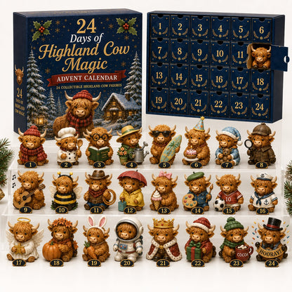Highland Cow-adventskalender 2026 🐮🎄