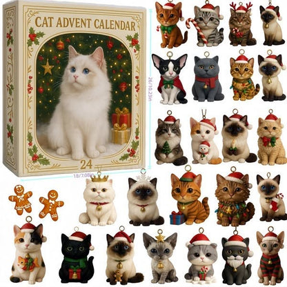 Kattadventskalender 2026 | 24 juliga kattfigurer 🐱🎄