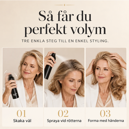 Voluméa™ | Fint hår behöver inte se tunt ut
