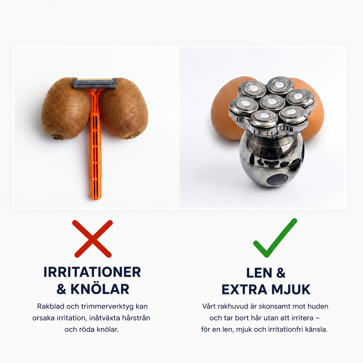 Skinova | Problemet är aldrig hur ofta du rakar dig – det är vad du rakar dig med