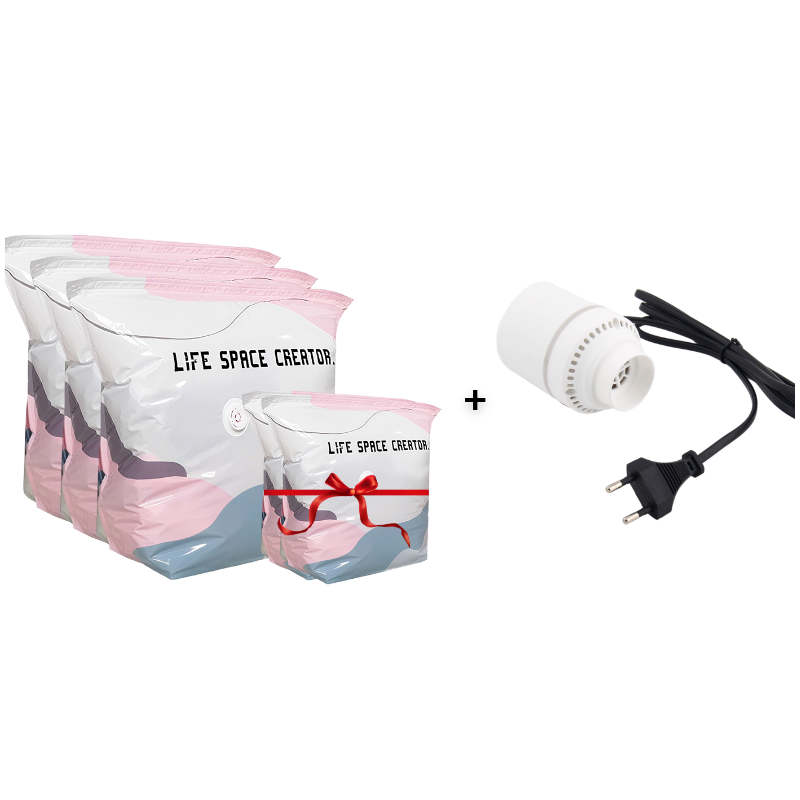 AirLess Pro™ | Vakuumförvaring utan pump, 80% mindre volym